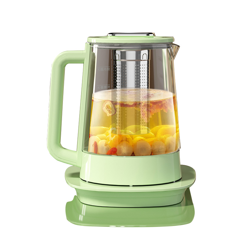 茶注入器付きの健康的なチタンガラス電気ケトル